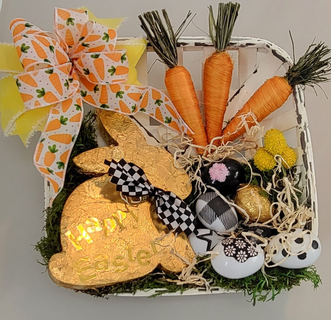 Easter Basket Door Decor Etsy