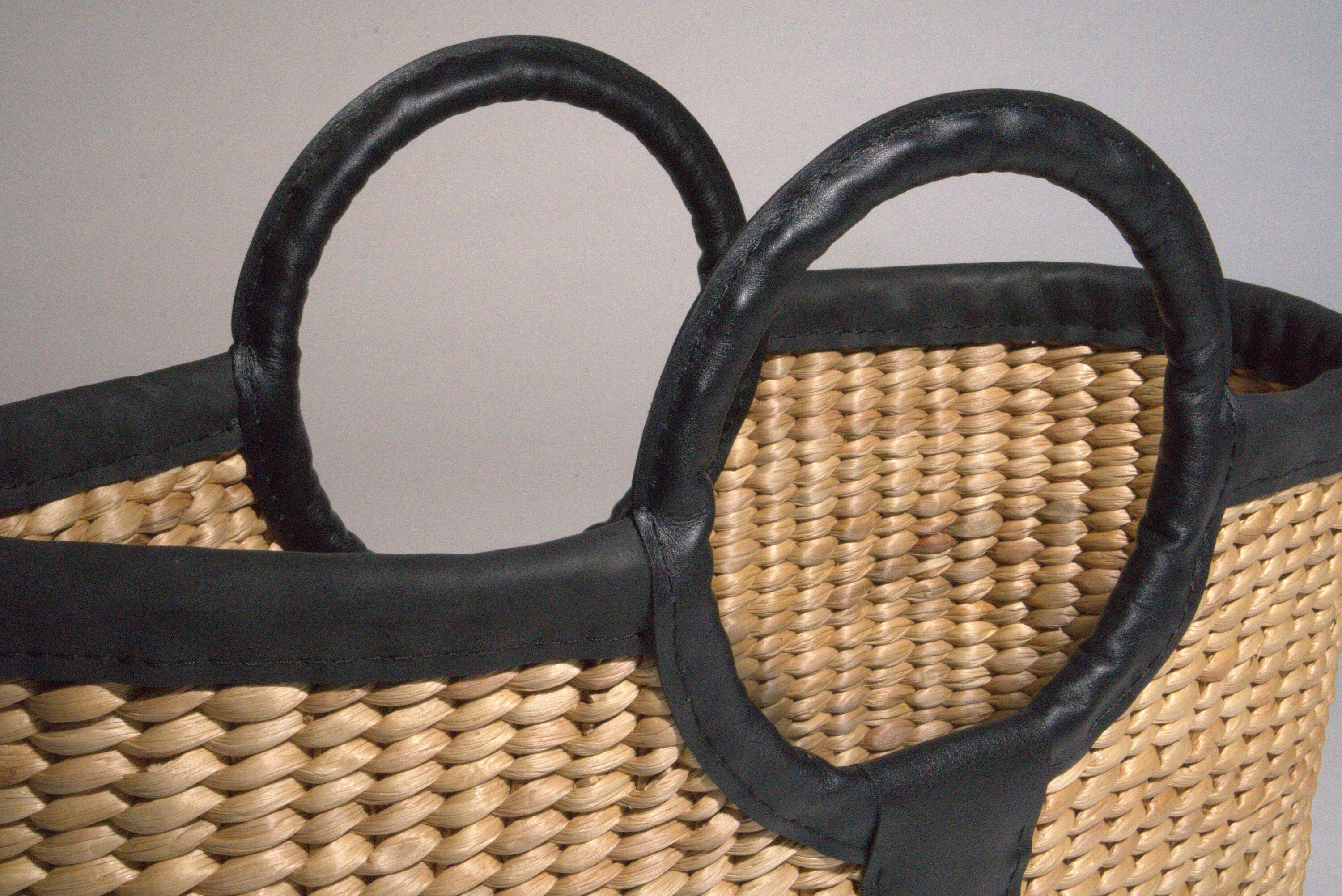 The Woven Getaway - Handmade Large Woven Water Hyacinth Bag With ...