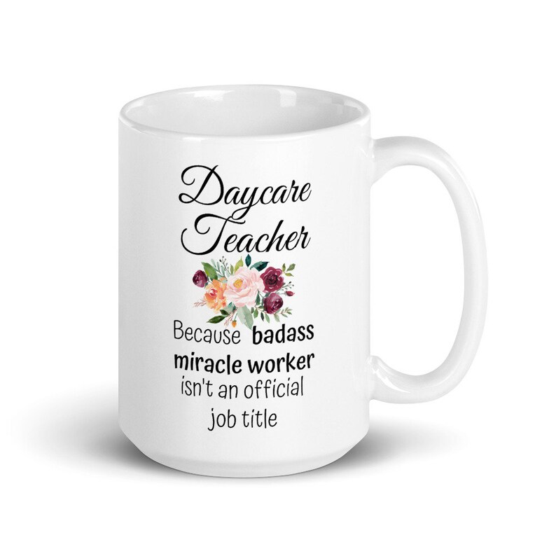 Daycare Teacher Mug Daycare Teacher Gift Gift for Preschool Etsy