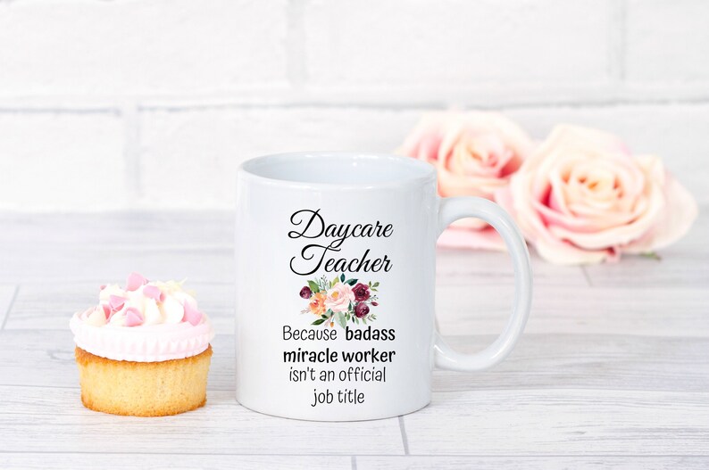 Daycare Teacher Mug Daycare Teacher Gift Gift for Preschool Etsy