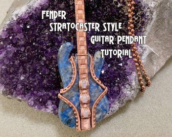 Tutorial colgante con envoltura de alambre para guitarra estilo Fender Stratocaster
