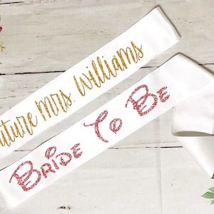 Bridal Sash, Bachelorette Sash, Bride To Be Sash, Future Mrs Sash, Disney Bachelorette Sash, Custom Bridal Sash, Bachelorette Party Sash