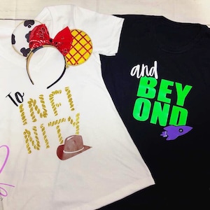 To Infinity and Beyond Disney Shirts, Toy Story Land Disney Shirts, Disney Couple Shirts, Woody Shirt, Buzz Lightyear Shirt
