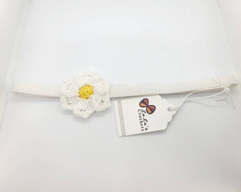 Crochet Olivia Flower Headband