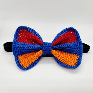 Boys Crochet Armenian Flag Bow Tie