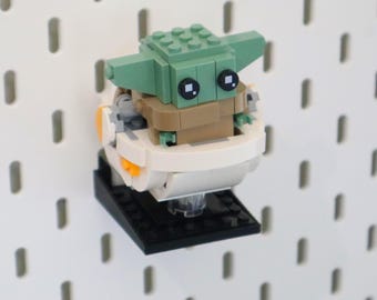 Lego Brickheadz display shelf for Ikea Skadis pegboard