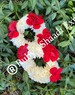 2 count High quality hand gajras with 3 red flowers can be used in any occasion for any Indian Pakistani Punjabi wedding. 
