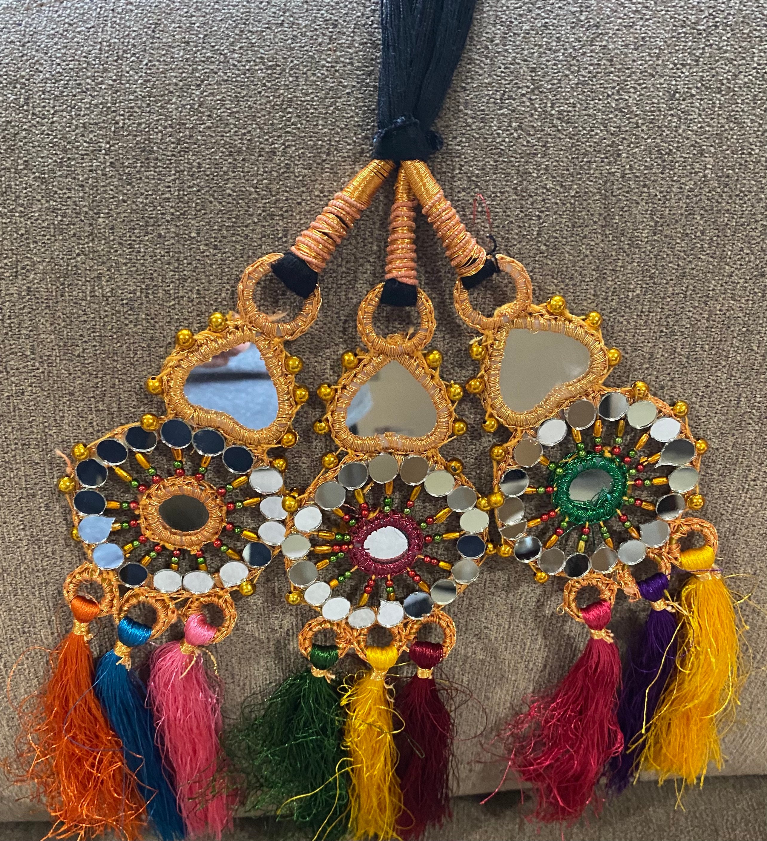 Different color Mirror Paranda Hair Accessories Dulhan Etsy