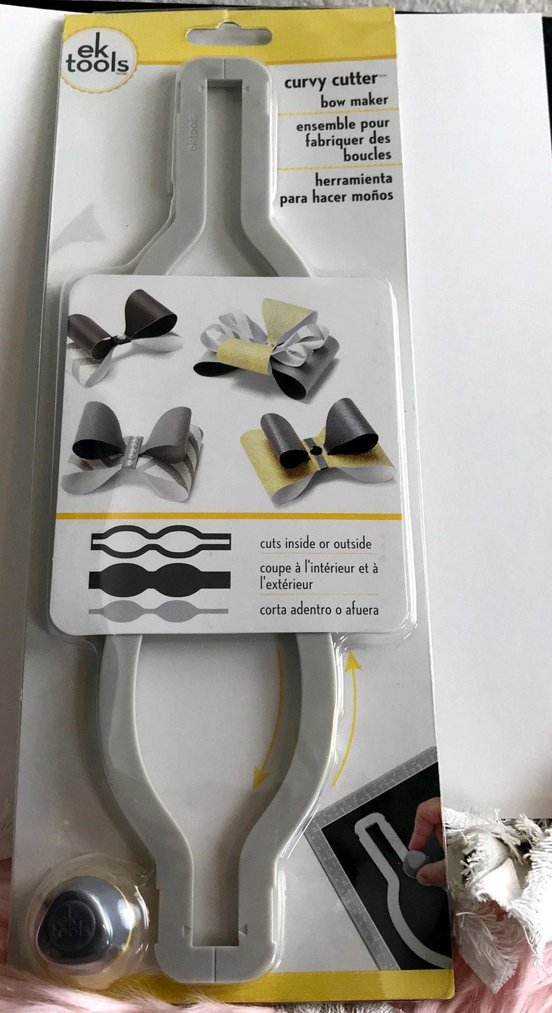 EK Success 54-00077 Curvy Cutter Bow Maker Grey Item RB-32