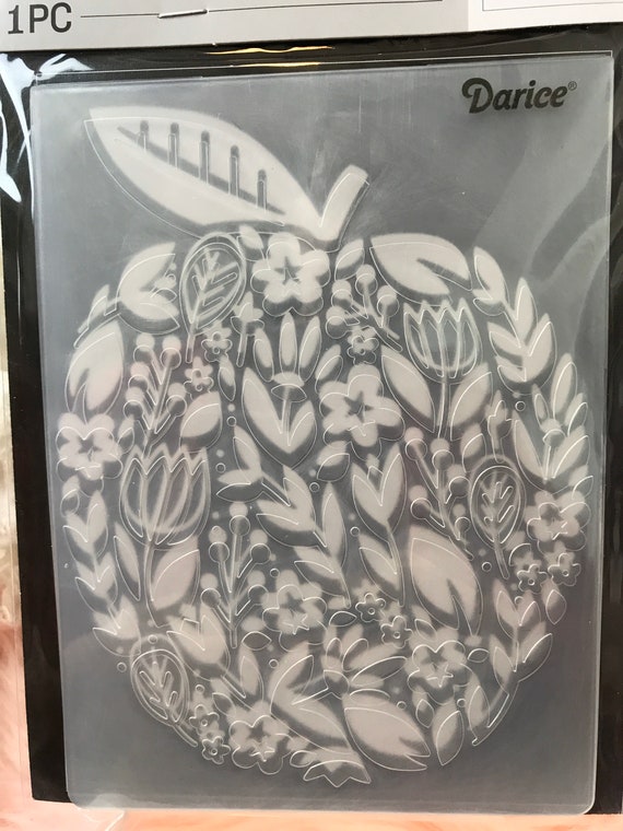 Darice Embossing Folder A6 Transparente Template Dog Design