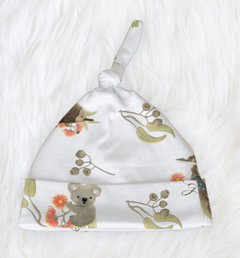 Personalised Australian Animals Baby Swaddle Baby Beanie Etsy Australia
