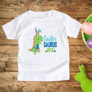 Easter Dinosaur Tee, Eastersaurus Tshirt, Kids Clothes for Easter, Cute Easter Outfit