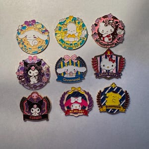 Kawaii Enamel Needle Minder Set: Pastel Sewing & Cross Stitch Accessories