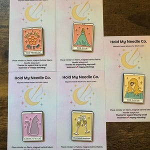 Swiftie Needle Minder Set: Magnetic Enamel Needle Nanny for Embroidery