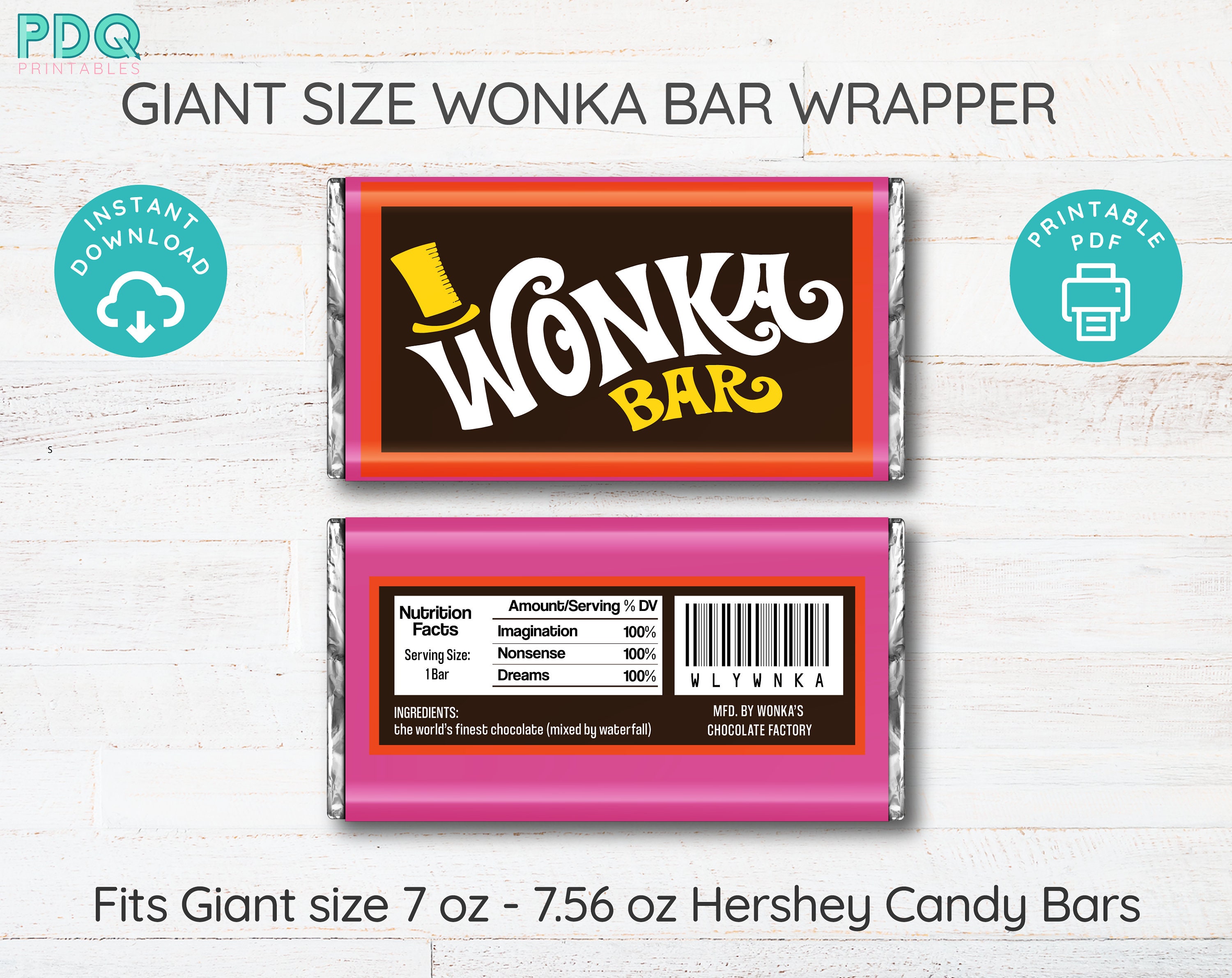 Willy Wonka Chocolate Bar Wrapper Template Willy Wonka Chocolate Bar Wrapper Template