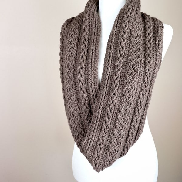 Scarf Crochet Pattern, Cable Fade Scarf, Cable Crochet Scarf, Cable Cowl, Cable Crochet Pattern, Cable Scarf, Winter Scarf, Crochet Gift