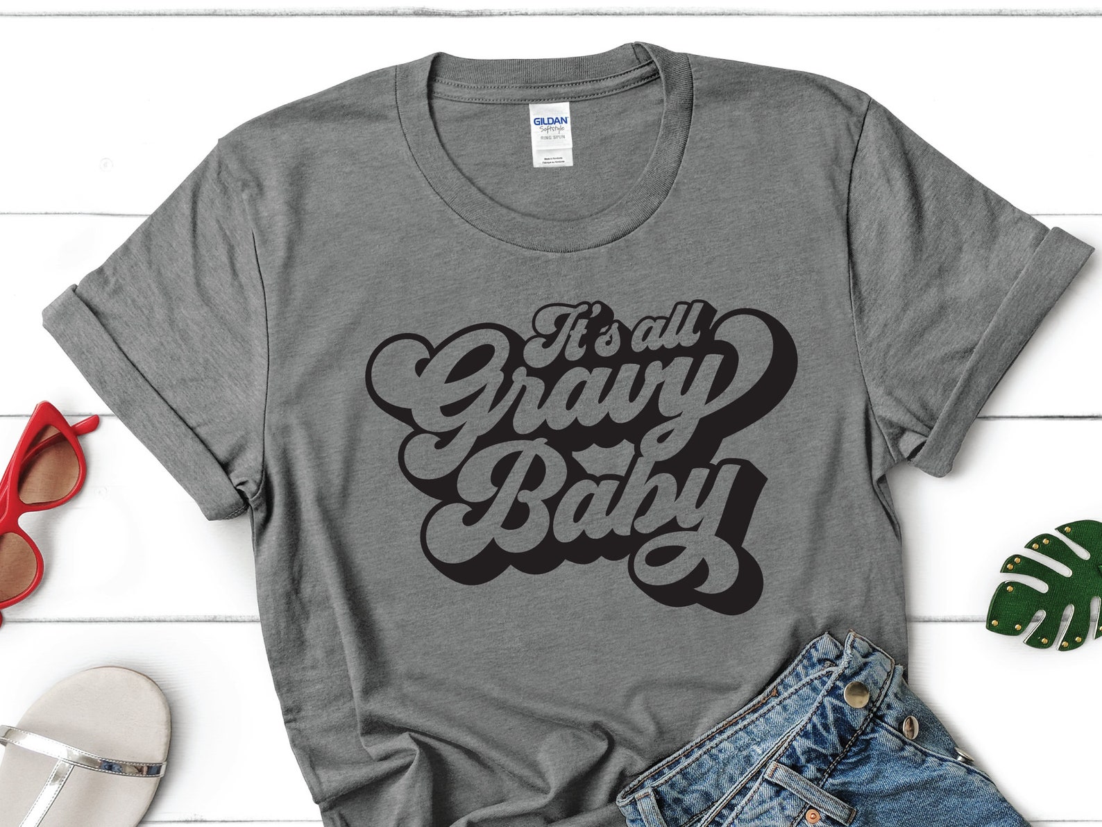 Retro Its All Gravy Baby Svg Png Vintage Designs Svg Png Dxf Etsy