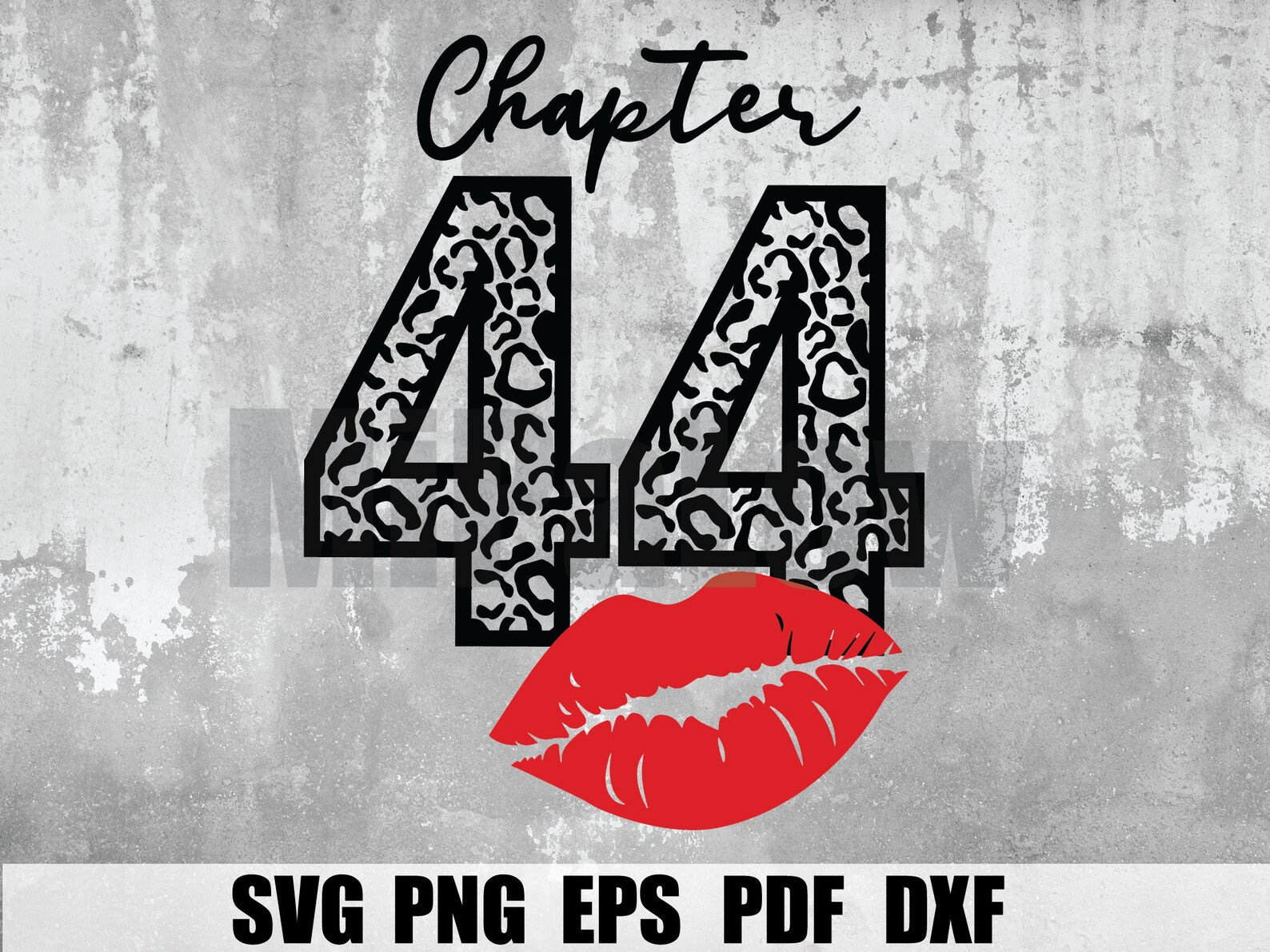 Chapter 44 Svg 44th Birthday Svg Fortyfour svg Leopard Etsy
