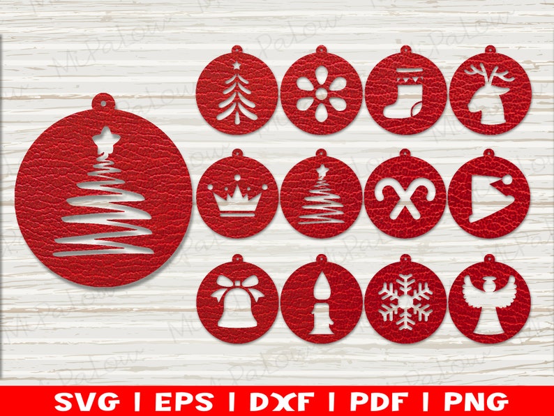Download Christmas earring svg Faux Leather Earrings SVG Joanna | Etsy