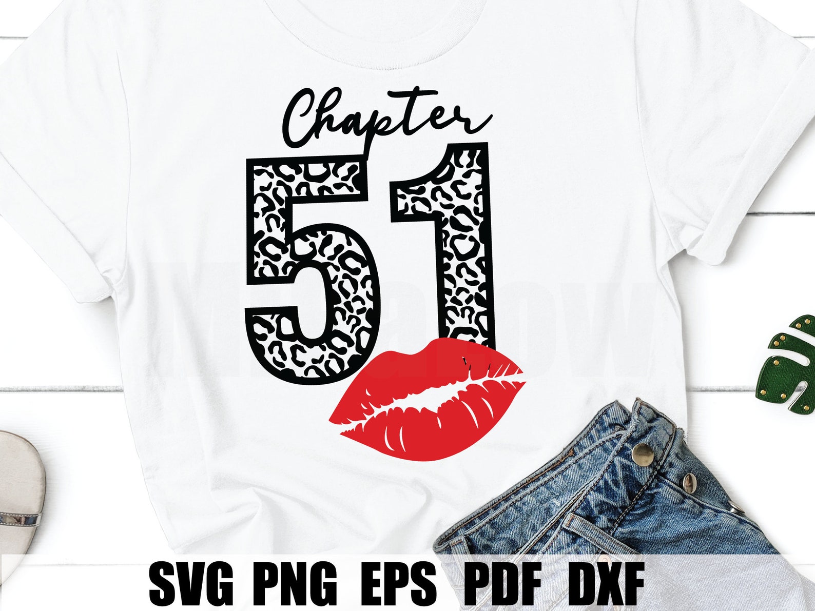 Chapter 51 Svg 51st Birthday Svg Fifty-one Svg Leopard | Etsy