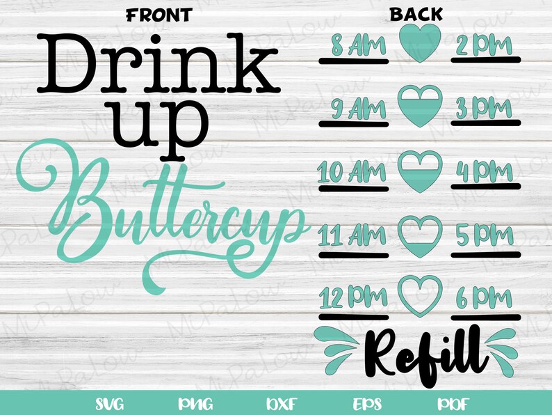 Download Drink up buttercup svg funny water bottle svg Drink up | Etsy