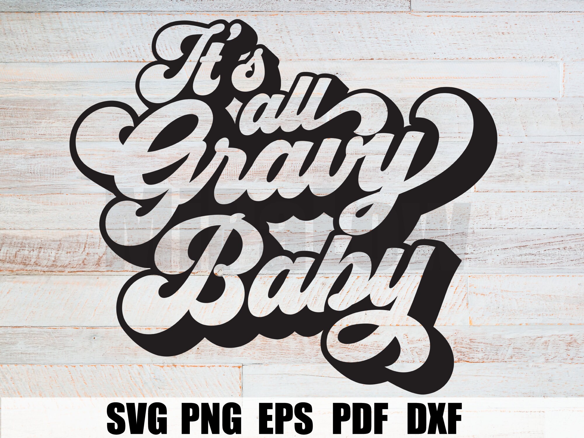 Retro Its All Gravy Baby Svg Png Vintage Designs Svg Png Dxf Etsy