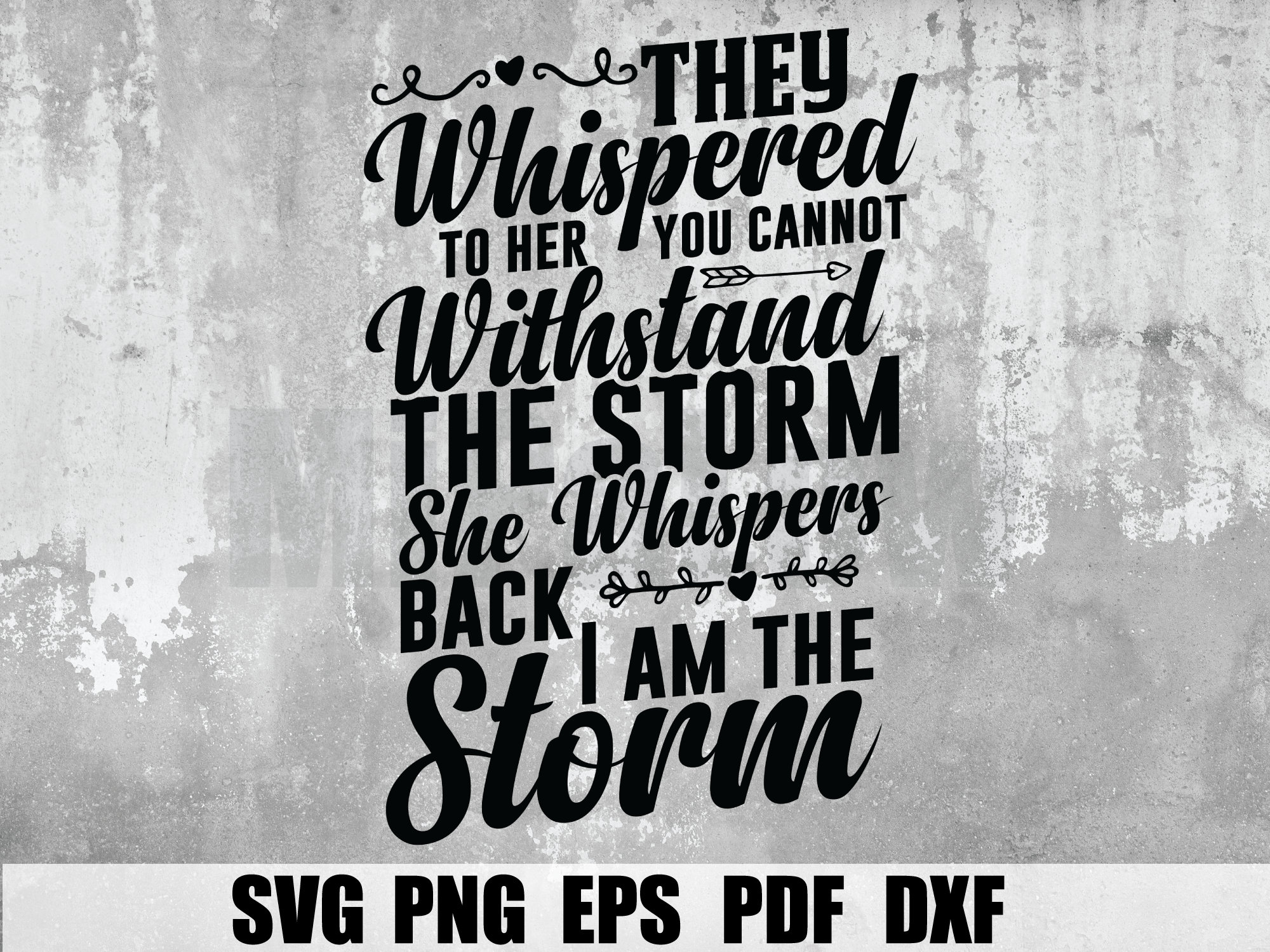 They Whispered to Her You Cannot Withstand the Storm She Etsy