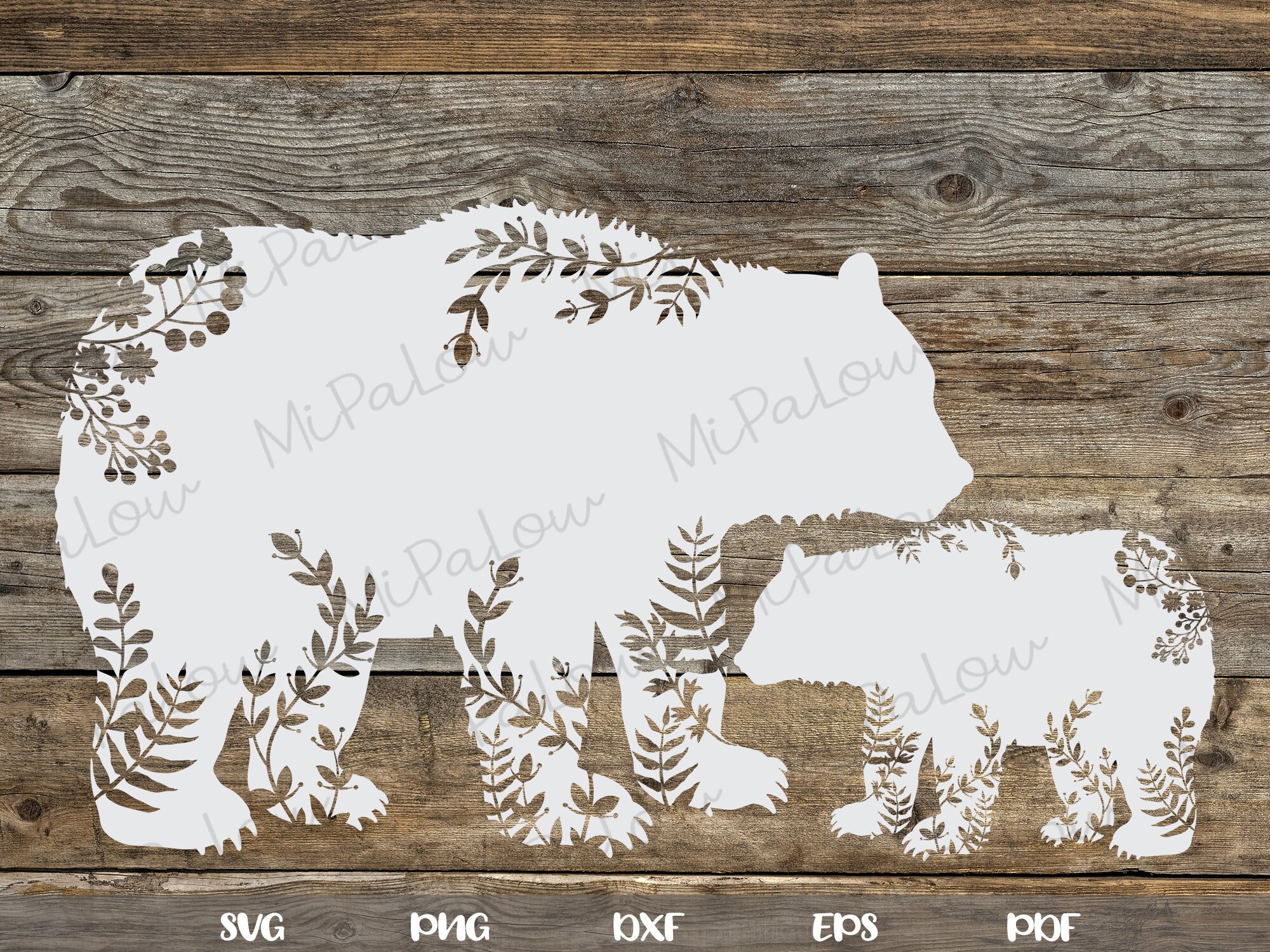 Download Mama Bear Svg Floral