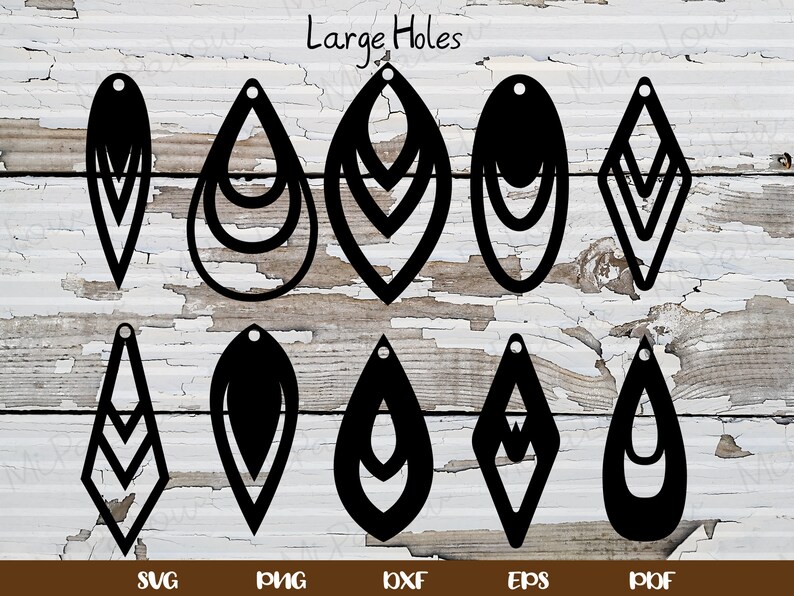 Download Earrings Cricut SVG Faux Leather Earrings SVG Joanna ...