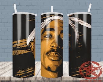 20oz Skinny 2Pac Tumbler