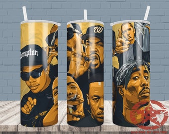 West Coast Hip Hop Legends 20oz Skinny Tumbler
