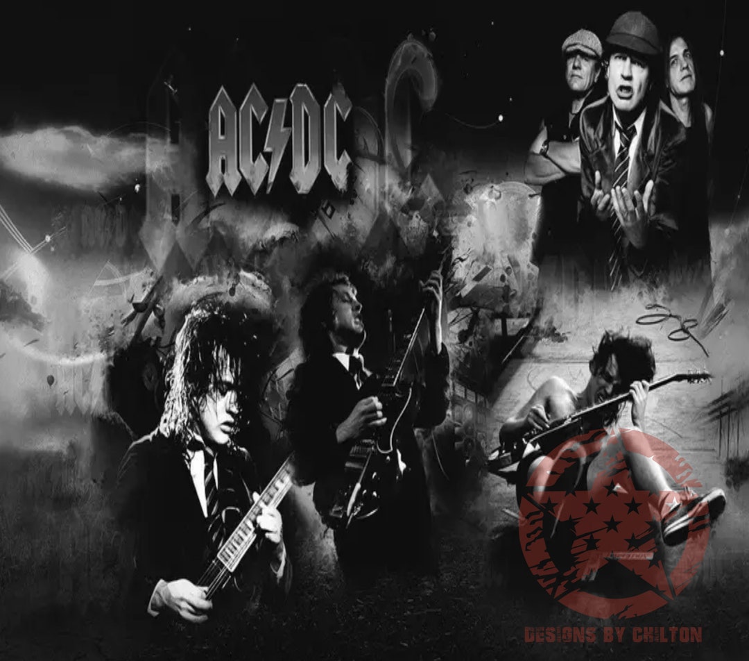 AC/DC Back N Black - Etsy