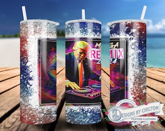 20oz Skinny Trump 2024 Remix Becher