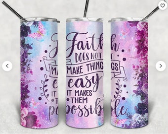 20oz Skinny Faith Tumbler