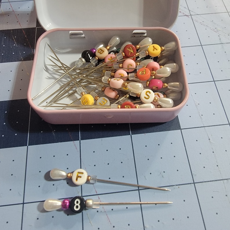 Alphabet and Numbered Quilt Pins Etsy