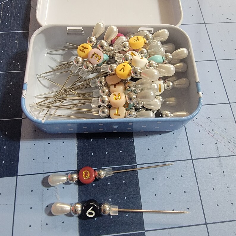 Alphabet and Numbered Quilt Pins Etsy