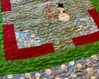 Christmas Tree Baby Quilt-christmas Baby Blanket - Etsy