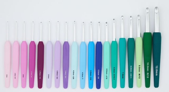 KnitPro Waves Crochet Hook sizes 2mm to 12mm
