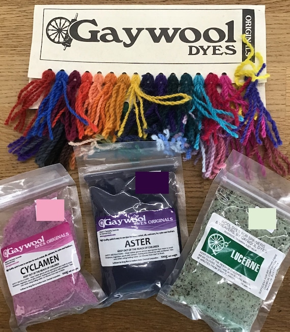 Wool Dye Gaywool Dyes Australian Made Wool Dyes 100g Packs. Etsy