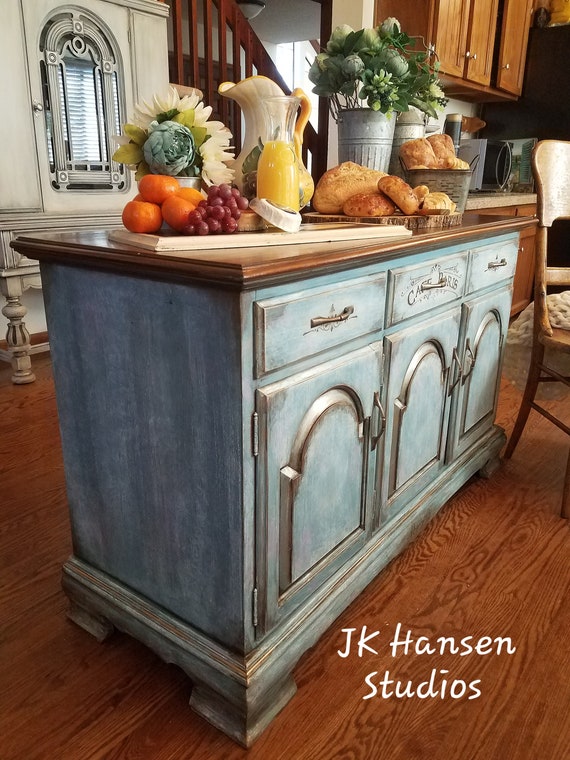 Vintage ethan allen online buffet