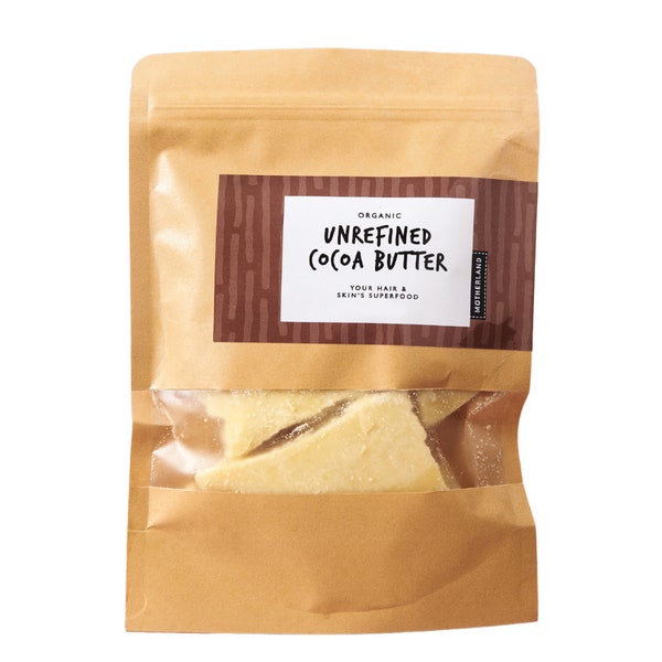 Motherland Organics Unrefined Cocoa Butter Organic & Fair-trade (200G,400G,1KG)