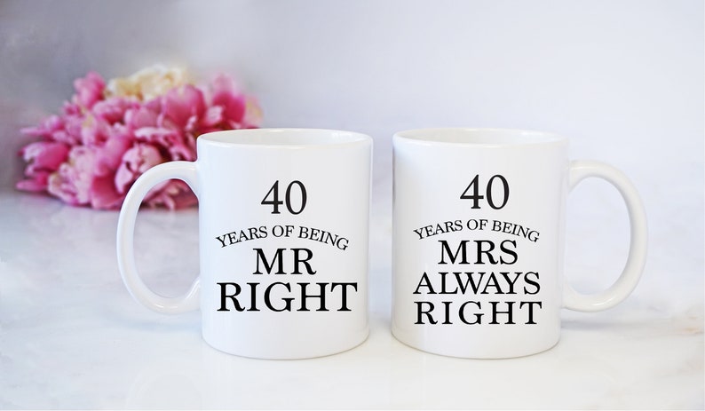 40th Anniversary Gift Gift for 40th Anniversary Couple ...