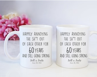 60th Anniversary Gift , Personalised 60th Anniversary Gift, 60th Anniversary Party, Unusual 60th Anniversary Gift, Parents Anniversary