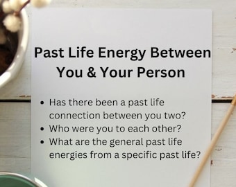 Energie delle vite passate tra te e la tua persona - Lettura dei tarocchi psichici