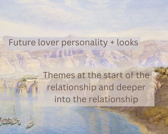 Future lover personality and appearance psychic tarot reading, Themes at the start of the relationship - Love Tarot Reading