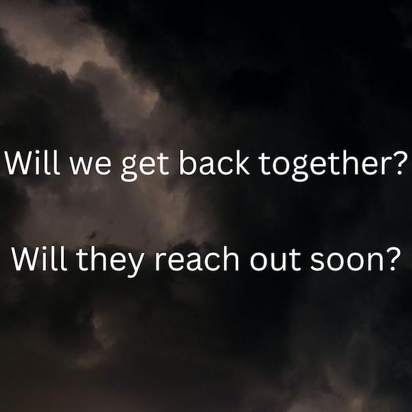 Will we get back together? Will your ex reach out soon? Psychic tarot reading