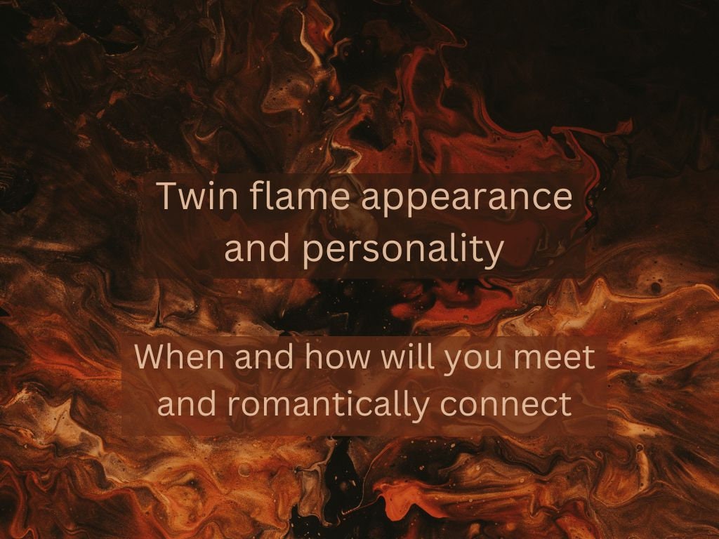 Twin flame appearance and personality psychic tarot reading, when will you meet? How will you meet?