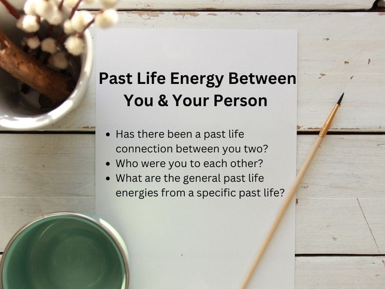 Past Life Energies Between You and Your Person Psychic Tarot Reading image 1