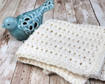 Patrón de toallita rústica de crochet