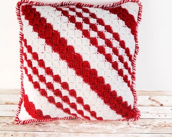 Peppermint Pillow Crochet Pattern